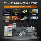 Creworks 8 x16  Mini Metal Lathe W 750w Dc Motor 2500rpm 3 Jaw Chuck Lcd Display
