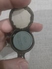 Rare Antique Frozoclone Empty Perfume Bottle With Victorian Fabric Case