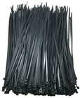  500  Black 11  Inch Nylon Cable Wire Wrap Zip Ties 50 Lbs Uv Resistant - Usa
