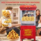 Movie Theater Popcorn Machine Maker Popper W  Cart   8oz Stainless-steel Kettle