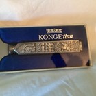New In Box Kong-tinn Norway Pewter Cake Slicing Server Viking Archer Motif
