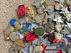 Vintage Lot Of Star Trek Playmates Action Figure Bases Stands 1 Lb 5 Oz