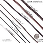 Round Genuine Leather Cord For Diy Jewelry Necklace   Bracelet Making String