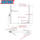 M e 10000 Lbs Two Post Lift 2 Post Lift Auto Lift Car Lift Hoist Equipment