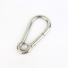 Spring Buckle With Eyelet Locking Carabiner Clip Snap Hook 316 Stainless Steel