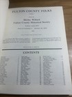Fulton County Folks Vol 1 1974 Indiana History Genealogy Shirley Willard Hc