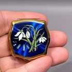 Stratton Vintage Pill Box Tweezers   Mirror Snowdrops   Bluebell Floral Design