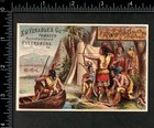 19th Century Venable Tobacco Petersburg Va San Francisco Indian Trade Card J us