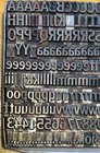 Big Lot 36pt Clearface Gothic Font Letterpress Lead Type 310  Pc Aa    8 Lbs