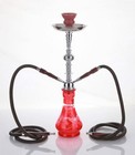 2- Hose Red Crystal Shisha Black Luxury Pipe Hookah Set Best Buy Fun Nargila R