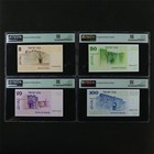 1973 Israel Bank Of Israel 5-100 Lirot Pmg 66 67 Epq Unc 4pcs