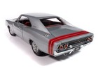 Autoworld Amm1344 1 18 1968 Dodge Charger R t  426 Hemi  Mcacn  aa1 Silver 
