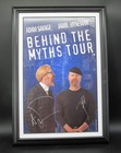 E87s Mythbusters Signed Poster Adam Savage Jamie Hyneman Behind The Myths Tour