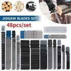 60pc T-shank Assorted Jig Saw Blades Set Wood Plastic Metal Cutting Jigsaw Blade