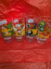 Mcdonald s Peanuts Camp Snoopy Glasses   set Of  4     Excellent Condition 