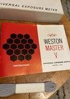 Weston Master V Model 748 Light Exposure Meter With Leather Case And Manual  