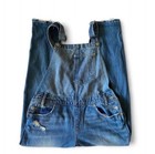 Levi s Women s Blue Denim Bib Overall One-piece Jumpsuit S Adjustable Tapered