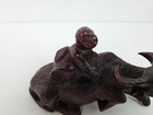Vintage Hand Carved Wooden Asian Chinese Figure Sculpture Statue Ox Bull