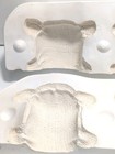 Clay Magic Ceramic Slip Casting Mold J1052 Burlap Salt   Pepper Shakers
