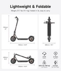 Navee V25 Electric Scooter For Adults  20mph  15 Miles Range 10  Tires  Commuter