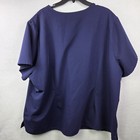 Figs Casma Scrub Top Women s 6xl Navy Blue Soft Stretch V-neck Medical Uniform