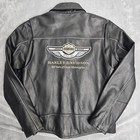 Vtg 2003 100th Anniversary Edition Harley Davidson Mens L Leather Jacket