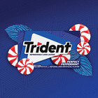 6x Packs Trident Perfect Peppermint Flavor Sugar Free Gum   14 Stick Per Pack