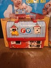 Vintage 1973 Nos Fisher Price  549 Toy Lunch Box Kit Farm Barn Silo Mint In Pkg