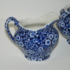 Calico Burleigh Staffordshire England Creamer   Sugar  Dish