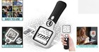 Lightweight 45x Handheld Magnifying Glass With 3 Led Lights For Easy Reading