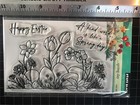 New Penny Black Rubber Stamp    spring Day Happy Easter  Cling Set Free Usa Ship