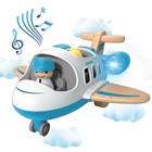 Mini Airplane Toy With Sound   Light - Fun Gift For Kids 18 Months To 5 Years