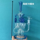 11 8  Classic Handmade Glass Hookah Luxury Water Filter Tobacco Pipe Smoking Art