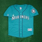 Josh Naylor 1994 Seattle Mariners Men s Alternate Teal Green Jersey W  Patch