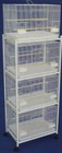 4-tiers Rolling Stand For 24 x16 x16  Aviary Bird Flight Breeding Cages