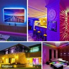 Led Strip Lights 66 4ft Rgb Led Room Lights 5050 Led Tape Lights Color Changing