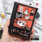 Bocchi The Rock  Anime Black white Pu Leather Purse Short Wallet Gift
