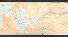 Vintage 1910 33 75  X 12 5  Map Of Panama Canal Zone Charles Hart Lithograph