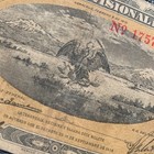 Mexico -gobierno Provisional 1 Peso Banknote 1915 Mexican Large Currency