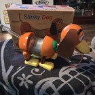 Slinky Collector s Edition Slinky Dog Pull Toy W  Box Vintage 1945