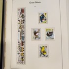 Great Britain Stamp Album And Collection 1980 To 1994 Fine Used Stamps