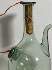 Vintage Hand Blown Italian Green Glass Wine Decanter Barware