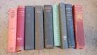 Lot Of 5 Antique 100  Years Old Decorative Hardcover Books Library Staging Decor
