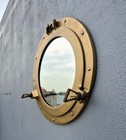 24  Antique Porthole Mirror Nautical Maritime Wall D  cor Ship Cabin Window Gift