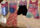 Girls Size 6 Gymnastics Leotards   Multi-color Assorted Prints