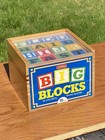 48 Wooden Alphabet Blocks Schylling Big Blocks In Original Wood Box
