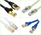 Cat7 Gold Plated Shielded Ethernet Rj45 Patch Cable Cord Network U ftp Lan Lot