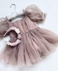 Baby Girl 1st Birthday Dress Girls Princess Party Dress Bow Tulle Dress