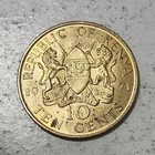 Kenya          Ten  10  Cents Coin 1971