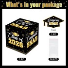 Class Of 2026 Graduation Money Box Black Cash Holder For High School College 